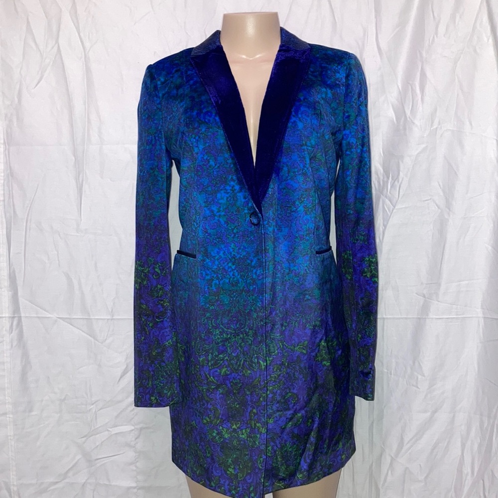 ELIE TAHARI velvet blazer size S NWT